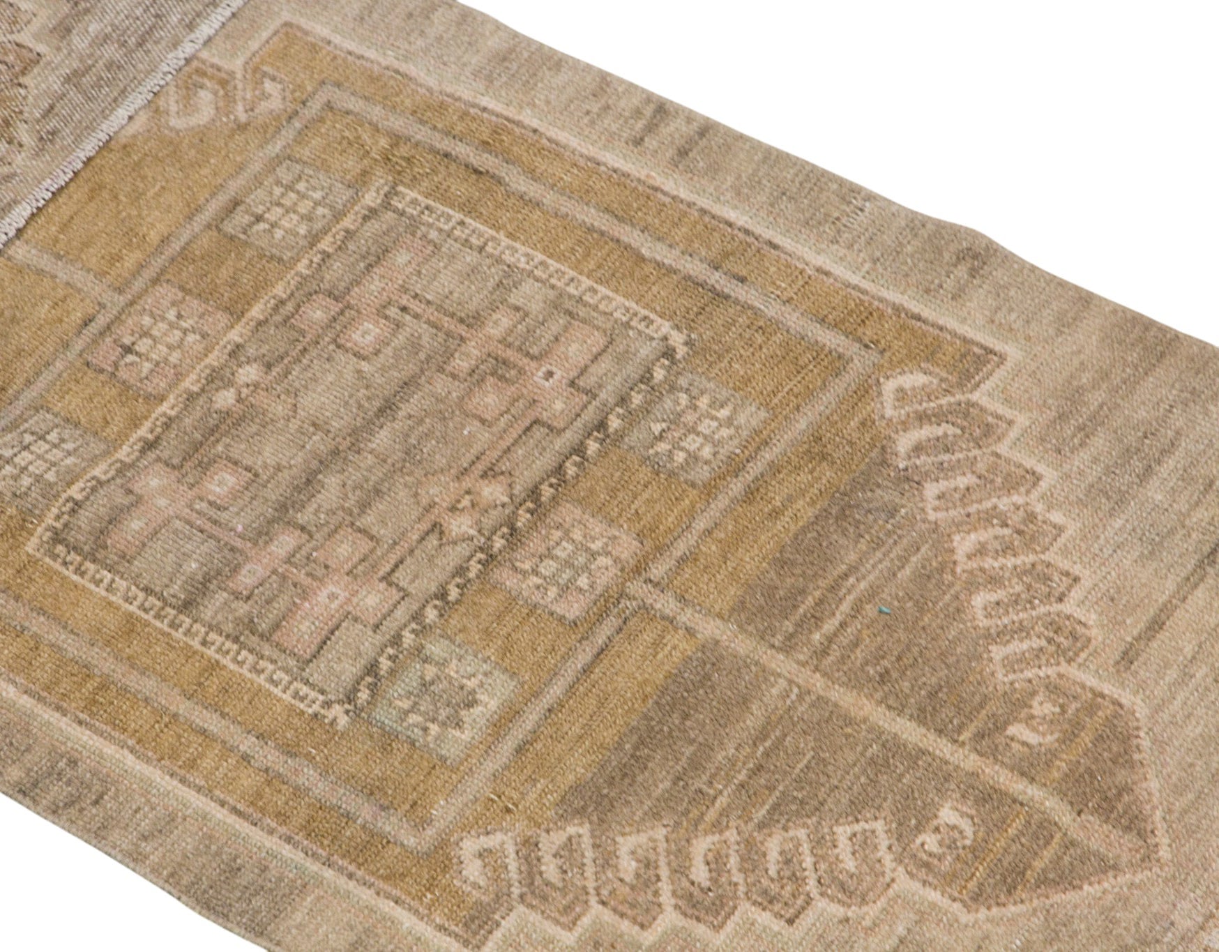 60+ Yrs Old Vintage Turkish Rug, 80x585 cm, 2.6x19.2 feet
