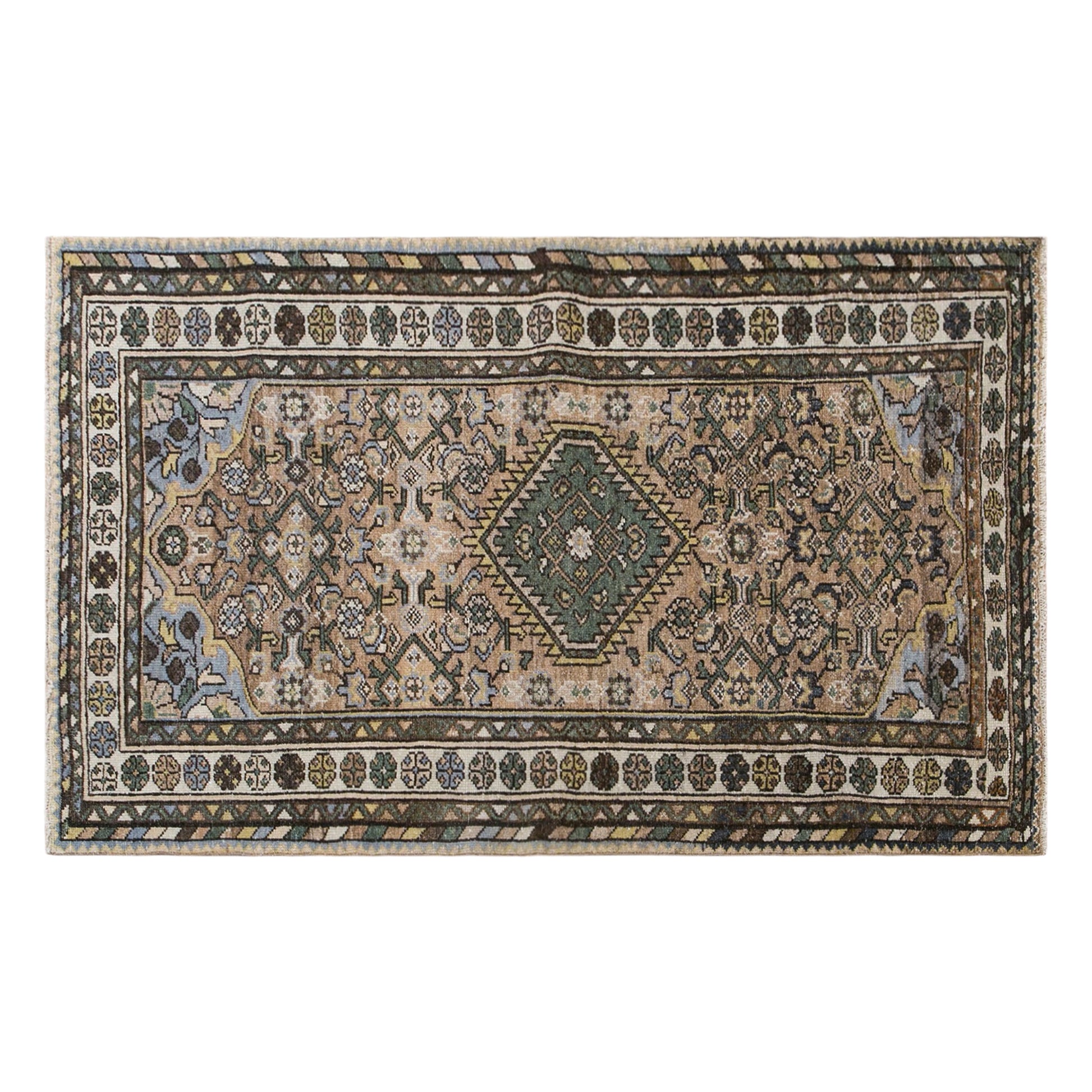 60+ Yrs Vintage Oushak Rug – 95 x 146 cm / 3.1 x 4.8 ft