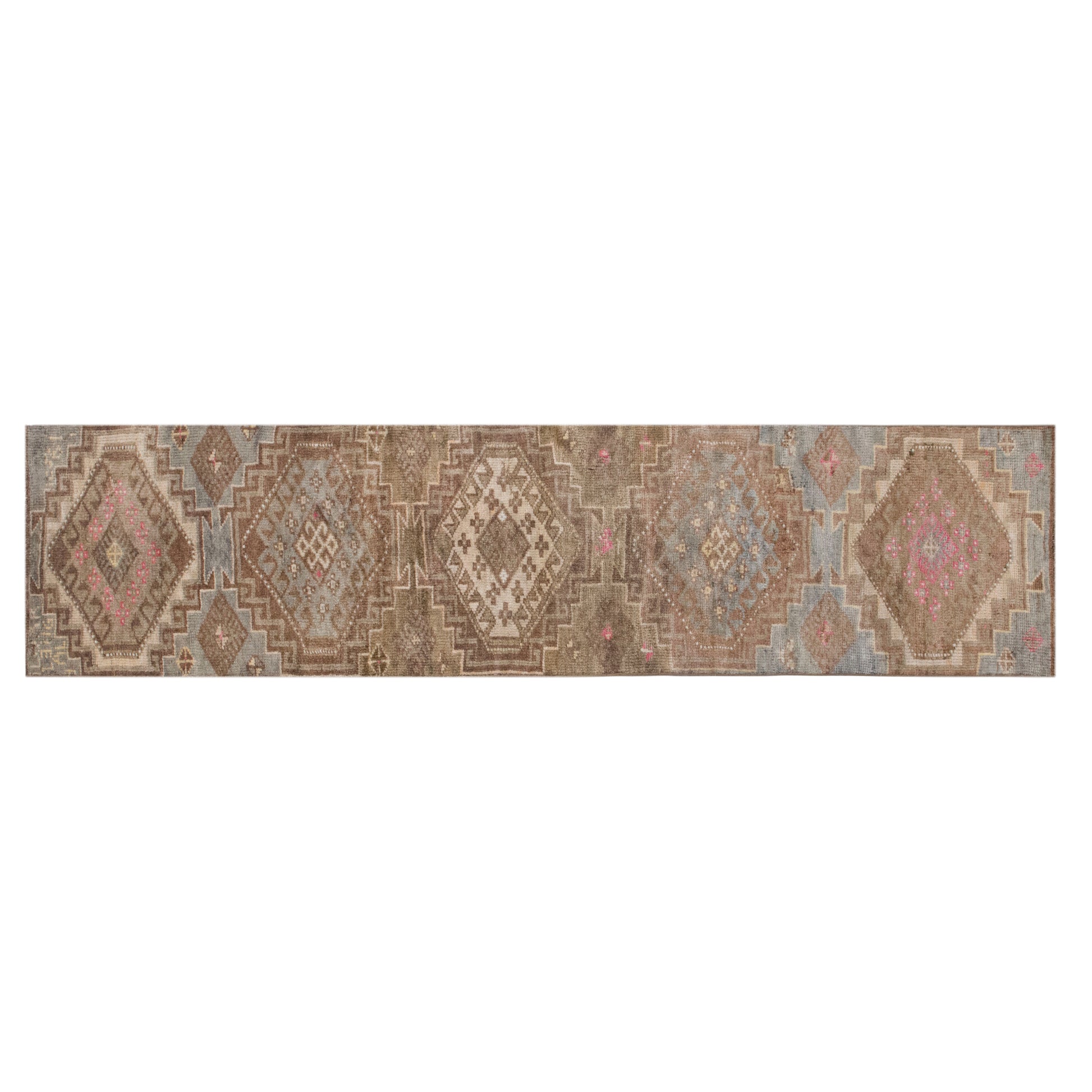 60x250 cm (2x8.2 ft) Vintage Oushak Runner Rug