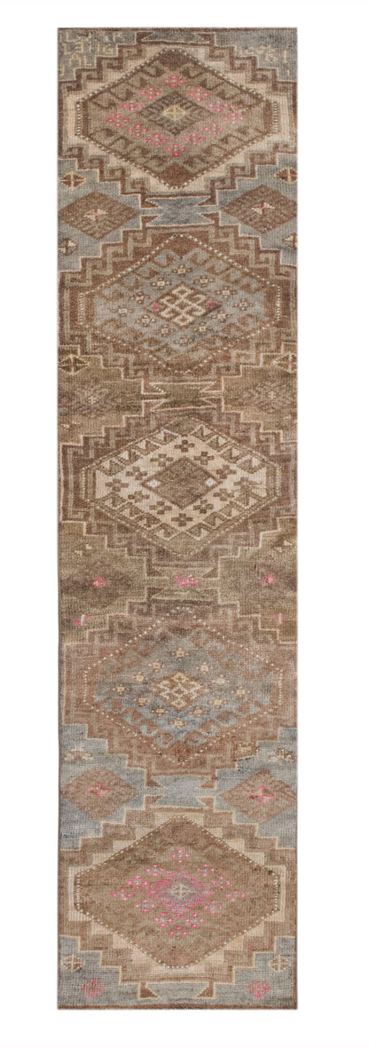 60x250 cm (2x8.2 ft) Vintage Oushak Runner Rug