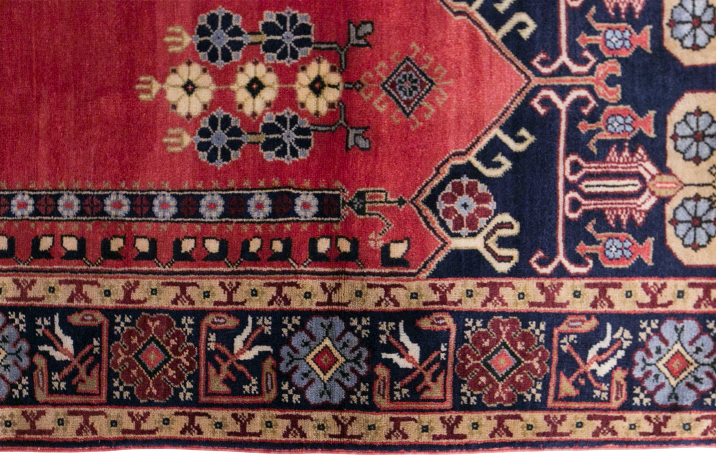 Vintage Konya Prayer Rug, 120 × 200 cm / 3.9 x 6.6 ft Handmade Wool Rug