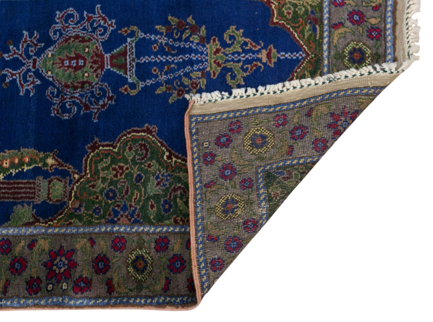 Vintage Konya Prayer Rug, 115 × 200 cm / 3.8 x 6.6 ft Handmade Wool Rug