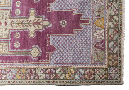 Vintage Kırşehir Rug, 106 × 221 cm / 3.5 x 7.3 ft Handmade Wool Rug