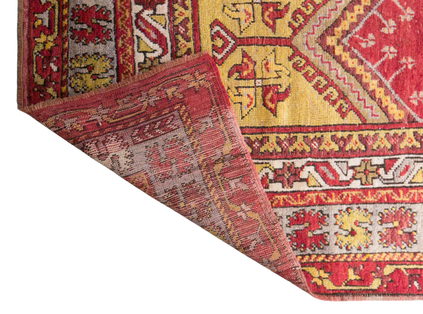 Vintage Konya Prayer Rug, 107 × 166 cm / 3.5 x 5.4 ft Handmade Wool Rug