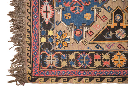 Vintage Turkish Area Rug, 3.8x6.4 ft, 115x195 cm