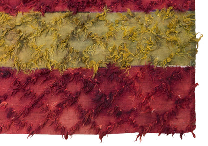 Vintage Turkish Curtain Kilim Rug, 8.4 x 12 ft, 256 x 365 cm, Handwoven Turkish Wool Kilim