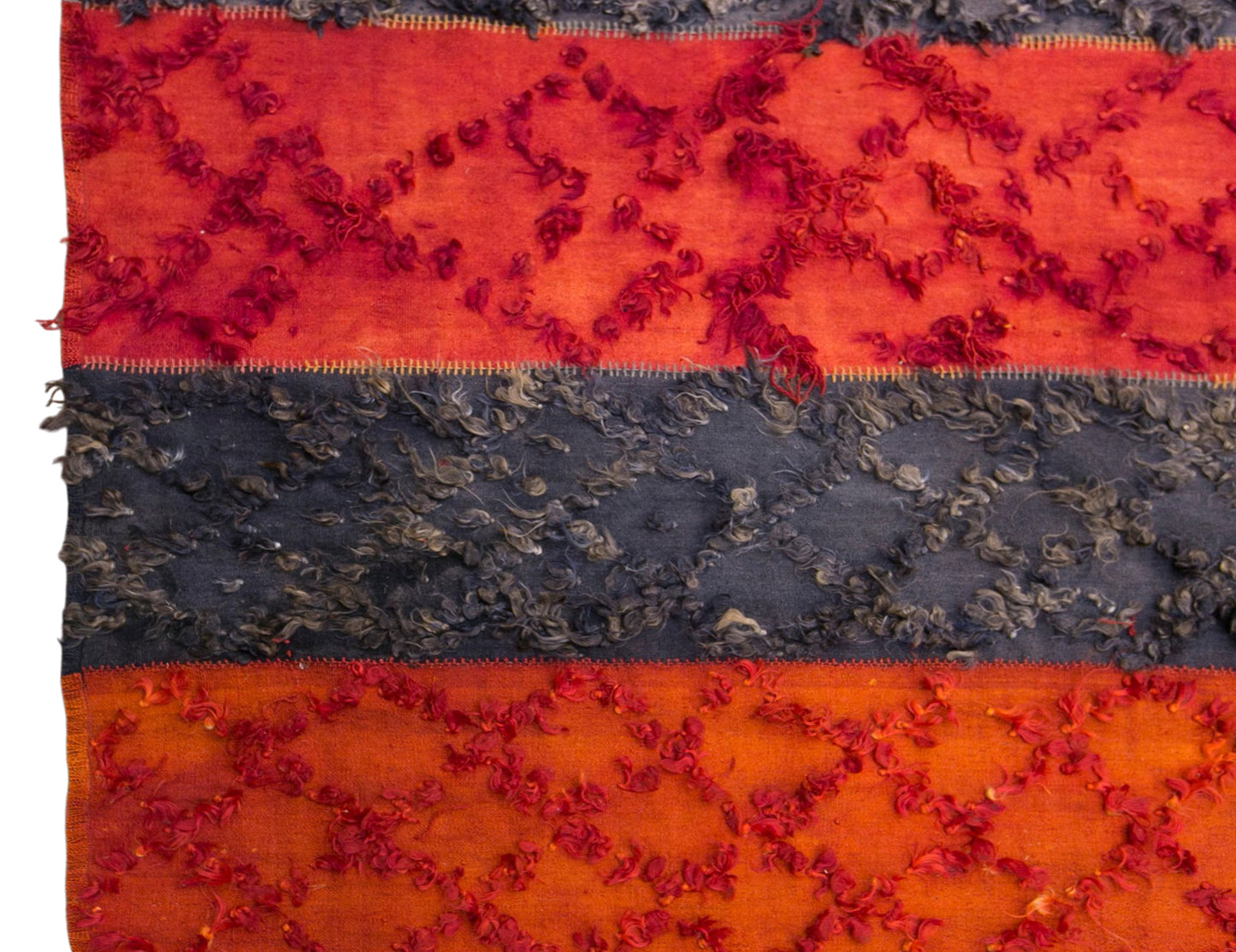 Vintage Turkish Curtain Kilim Rug, 9.2 x 15 ft, 280 x 450 cm, Handwoven Turkish Wool Kilim