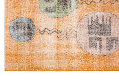 Modern Turkish Area Rug, 6.9x9.8 ft, 210x300 cm
