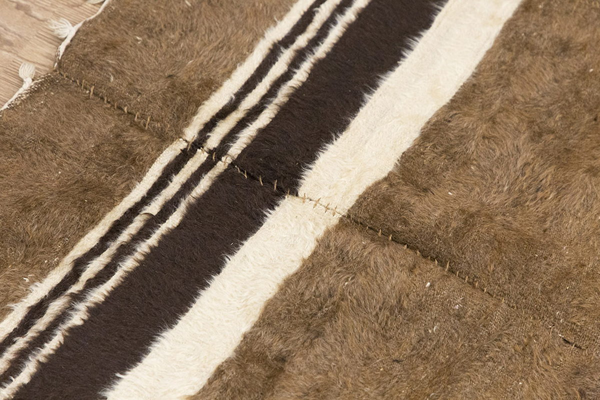 6x7, 5'7 x 7'1 ft, Siirt Blanket Kilim Rug, Siirt Blanket