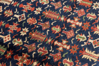 6x7 Caucasian Design Rug, Turkish Carpet, New Production Handmade Rug, 5'7 x 6'9 ft, 170x205 cm