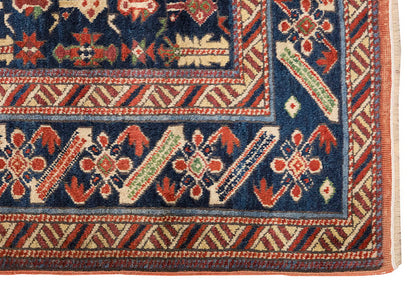 6x7 Caucasian Design Rug, Turkish Carpet, New Production Handmade Rug, 5'7 x 6'9 ft, 170x205 cm