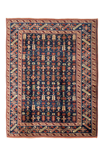 6x7 Caucasian Design Rug, Turkish Carpet, New Production Handmade Rug, 5'7 x 6'9 ft, 170x205 cm