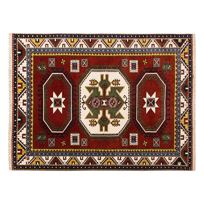 6x8 Caucasian Design Rug, Turkish Carpet, New Production Handmade Rug, 6'5 x 8'4 ft, 195x255 cm