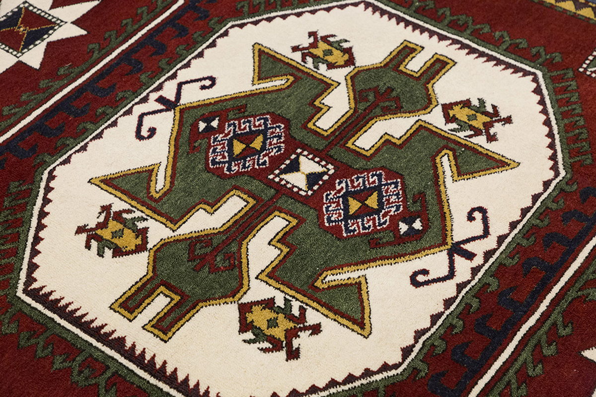 6x8 Caucasian Design Rug, Turkish Carpet, New Production Handmade Rug, 6'5 x 8'4 ft, 195x255 cm