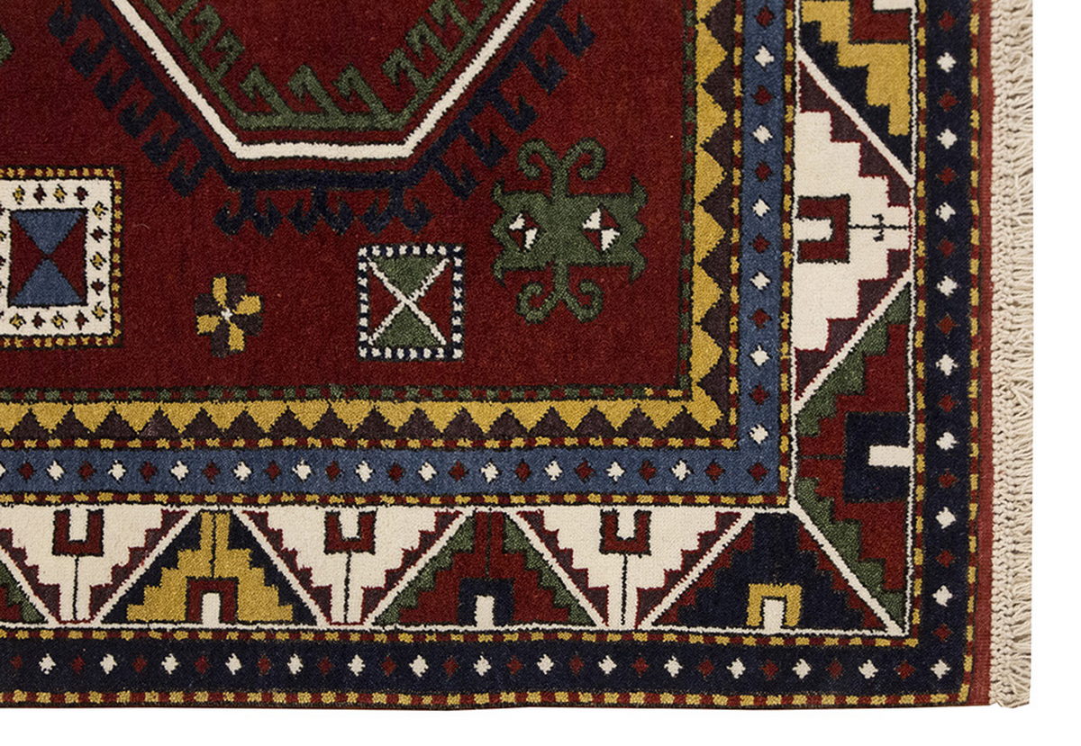 6x8 Caucasian Design Rug, Turkish Carpet, New Production Handmade Rug, 6'5 x 8'4 ft, 195x255 cm