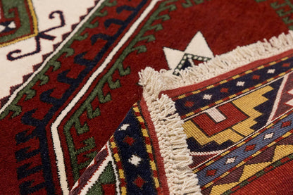 6x8 Caucasian Design Rug, Turkish Carpet, New Production Handmade Rug, 6'5 x 8'4 ft, 195x255 cm