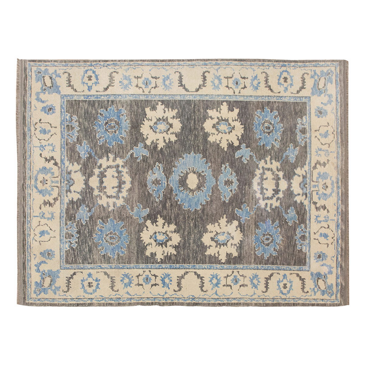 6x8 Geniune Oushak Rug, Turkish Carpet, New Production Handmade Rug, 5'11 x 7'8 ft, 180x234 cm