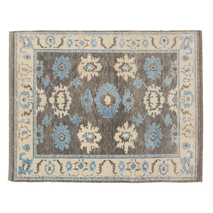 6x8 Geniune Oushak Rug, Turkish Carpet, New Production Handmade Rug, 6'1 x 7'10 ft, 185x240 cm