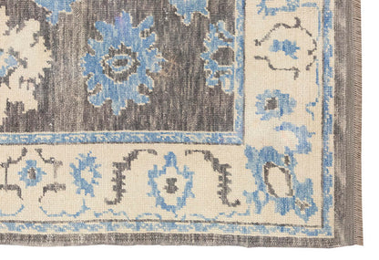 6x8 Geniune Oushak Rug, Turkish Carpet, New Production Handmade Rug, 5'11 x 7'8 ft, 180x234 cm