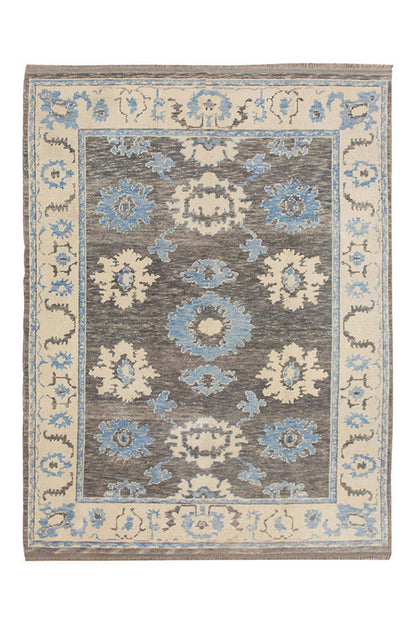 6x8 Geniune Oushak Rug, Turkish Carpet, New Production Handmade Rug, 5'11 x 7'8 ft, 180x234 cm