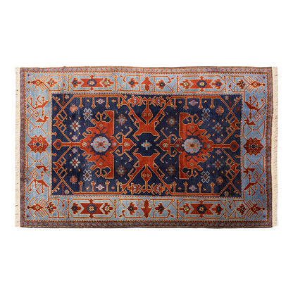 6x9 Caucasian Design Rug, Turkish Carpet, New Production Handmade Rug, 6 x 8'7 ft, 182x262 cm