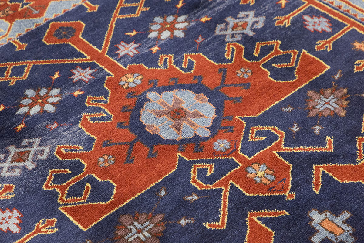6x9 Caucasian Design Rug, Turkish Carpet, New Production Handmade Rug, 6 x 8'7 ft, 182x262 cm