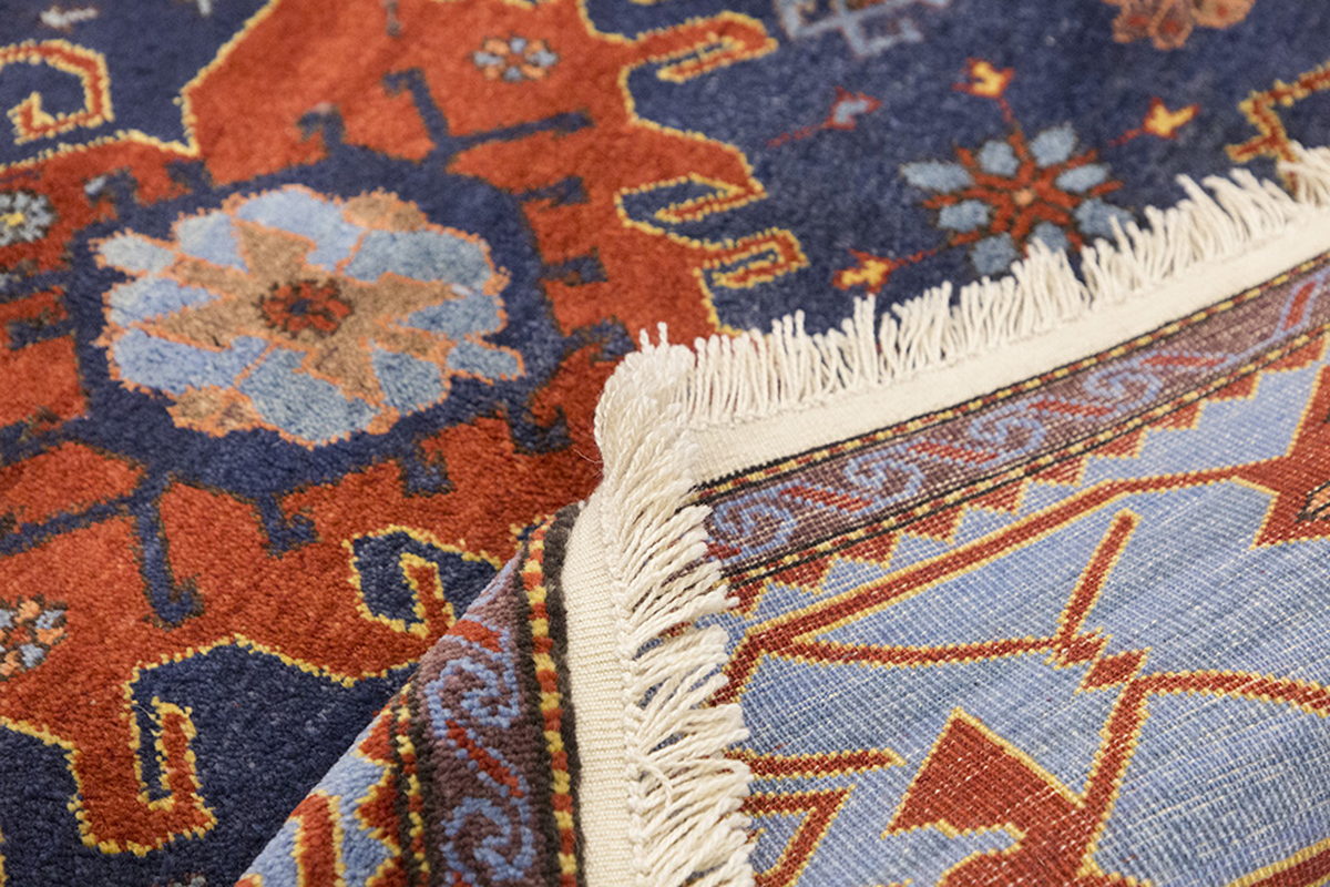 6x9 Caucasian Design Rug, Turkish Carpet, New Production Handmade Rug, 6 x 8'7 ft, 182x262 cm