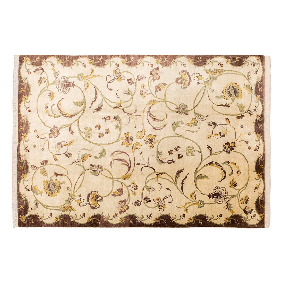 6x9 Geniune Oushak Rug, Turkish Carpet, New Production Handmade Rug, 6'5 x 8'10 ft, 196x269 cm