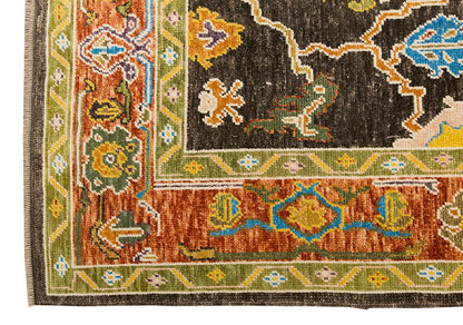 6x9 Geniune Oushak Rug, Turkish Carpet, New Production Handmade Rug, 5'10 x 9'2 ft, 177x279 cm