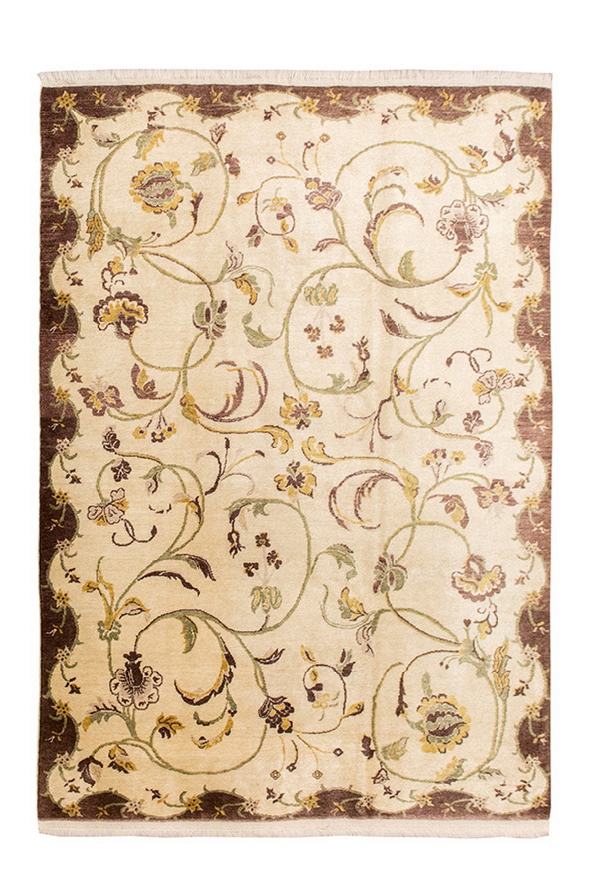 6x9 Geniune Oushak Rug, Turkish Carpet, New Production Handmade Rug, 6'5 x 8'10 ft, 196x269 cm