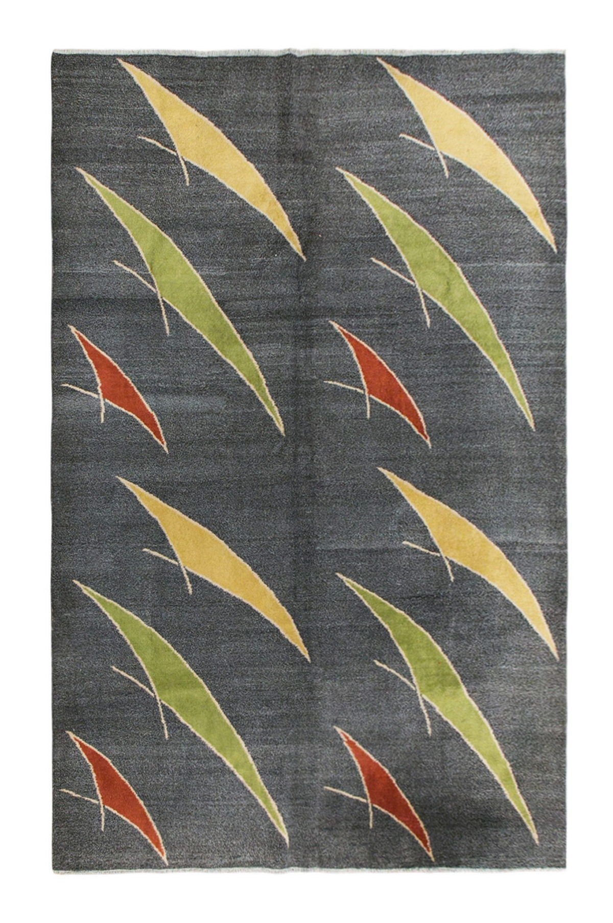 7'0" x 9'1" | 214 x 277 cm, Handwoven Wool on Wool Rug, Boho Nomadic Carpet, Muted Colors, Anatolian Style