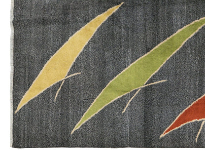 7'0" x 9'1" | 214 x 277 cm, Handwoven Wool on Wool Rug, Boho Nomadic Carpet, Muted Colors, Anatolian Style