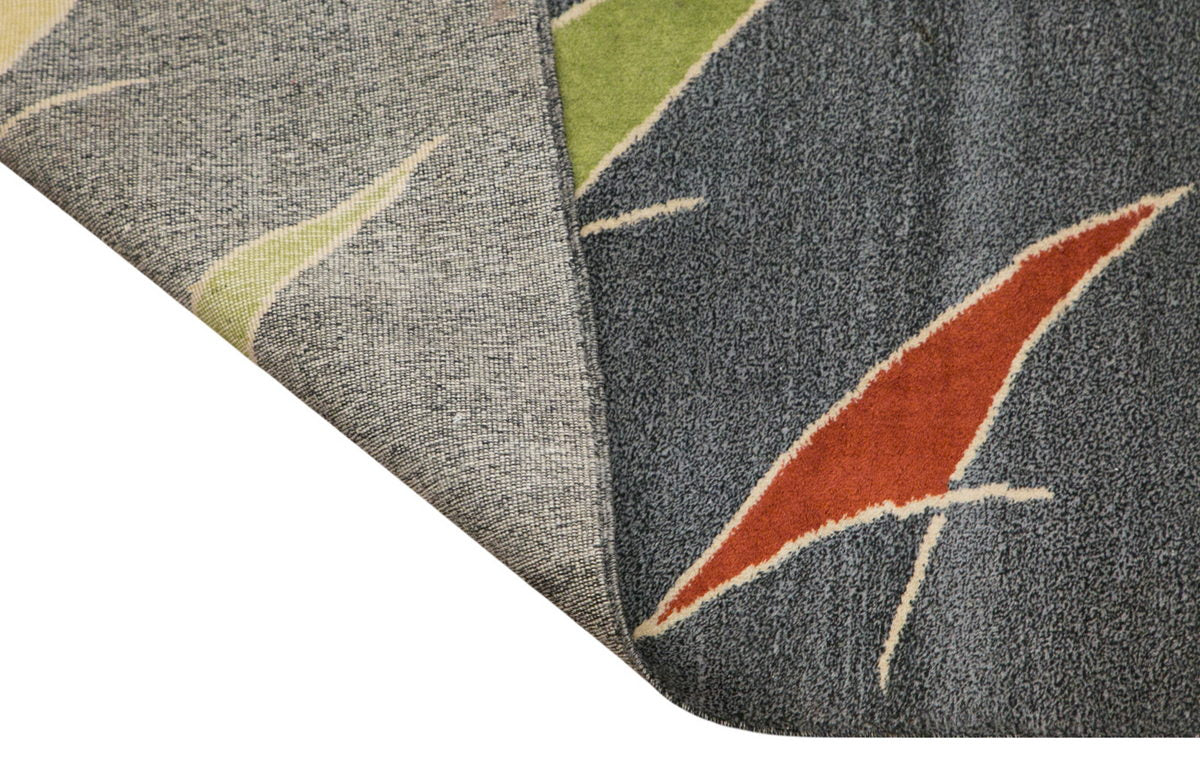 7'0" x 9'1" | 214 x 277 cm, Handwoven Wool on Wool Rug, Boho Nomadic Carpet, Muted Colors, Anatolian Style