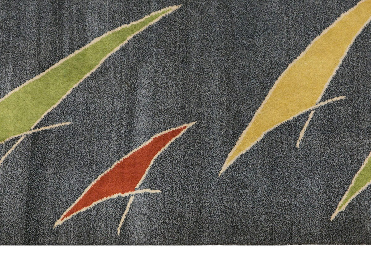 7'0" x 9'1" | 214 x 277 cm, Handwoven Wool on Wool Rug, Boho Nomadic Carpet, Muted Colors, Anatolian Style