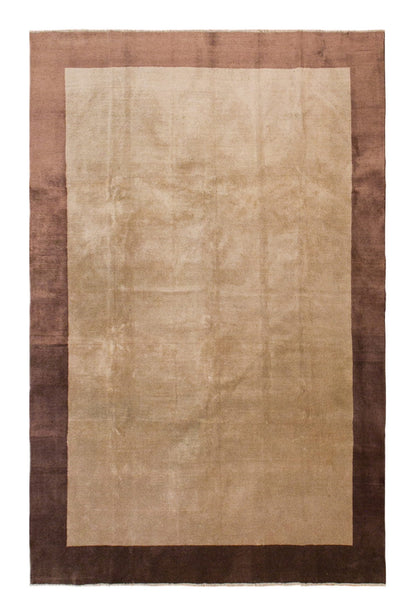 7'9" x 10'8" | Hand-Spun Wool Area Carpet • 1960s Handmade Nomadic Rug