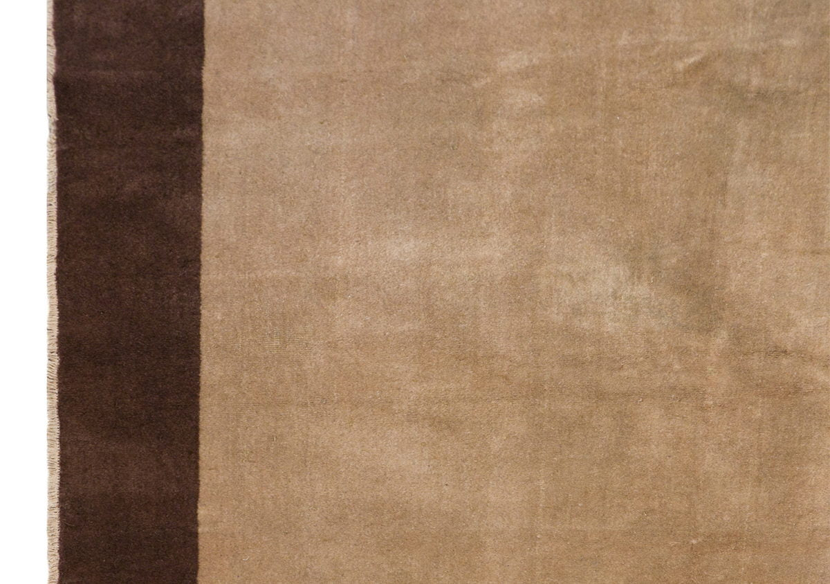 7'9" x 10'8" | Hand-Spun Wool Area Carpet • 1960s Handmade Nomadic Rug
