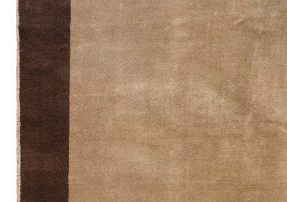 7'9" x 10'8" | Hand-Spun Wool Area Carpet • 1960s Handmade Nomadic Rug
