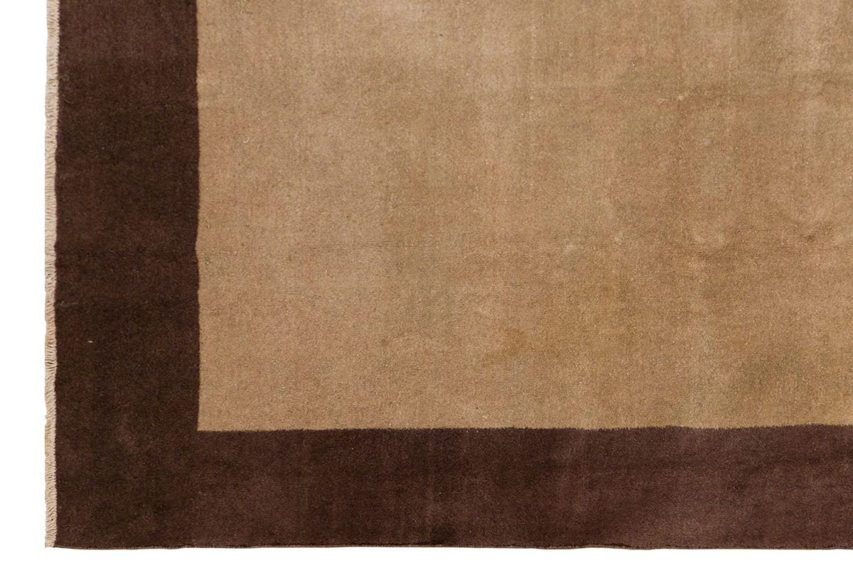 7'9" x 10'8" | Hand-Spun Wool Area Carpet • 1960s Handmade Nomadic Rug