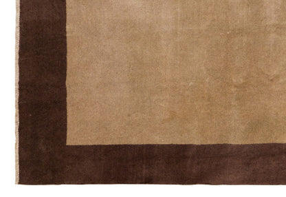 7'9" x 10'8" | Hand-Spun Wool Area Carpet • 1960s Handmade Nomadic Rug