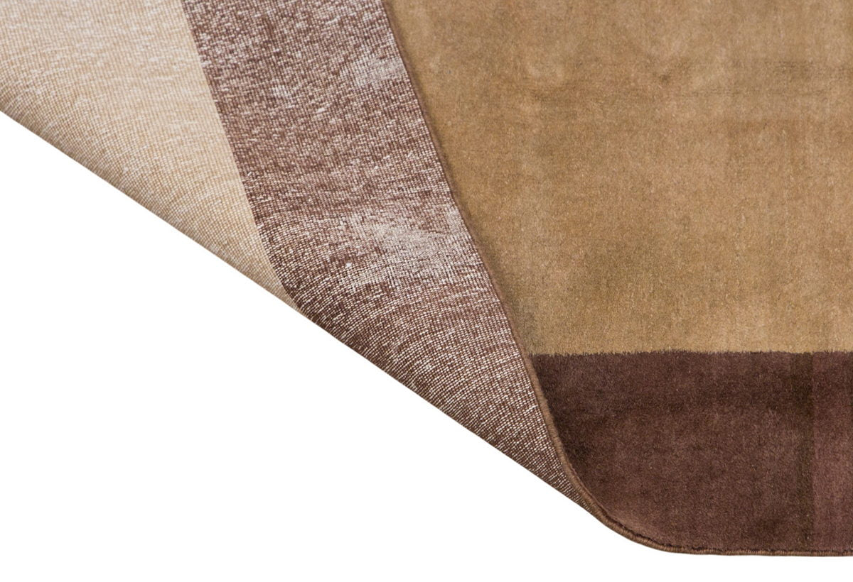 7'9" x 10'8" | Hand-Spun Wool Area Carpet • 1960s Handmade Nomadic Rug