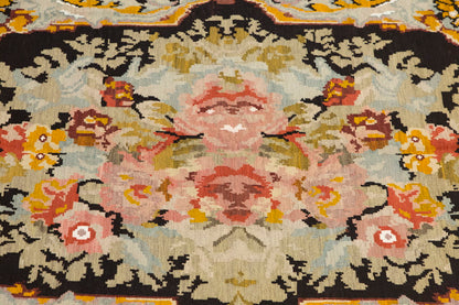 7.3 x 10.6 ft, Vintage Moldovian Kilim, Handwoven Wool