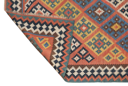 Antique Kilim Rug 4.8 x 8.4 feet 145 x 255 cm