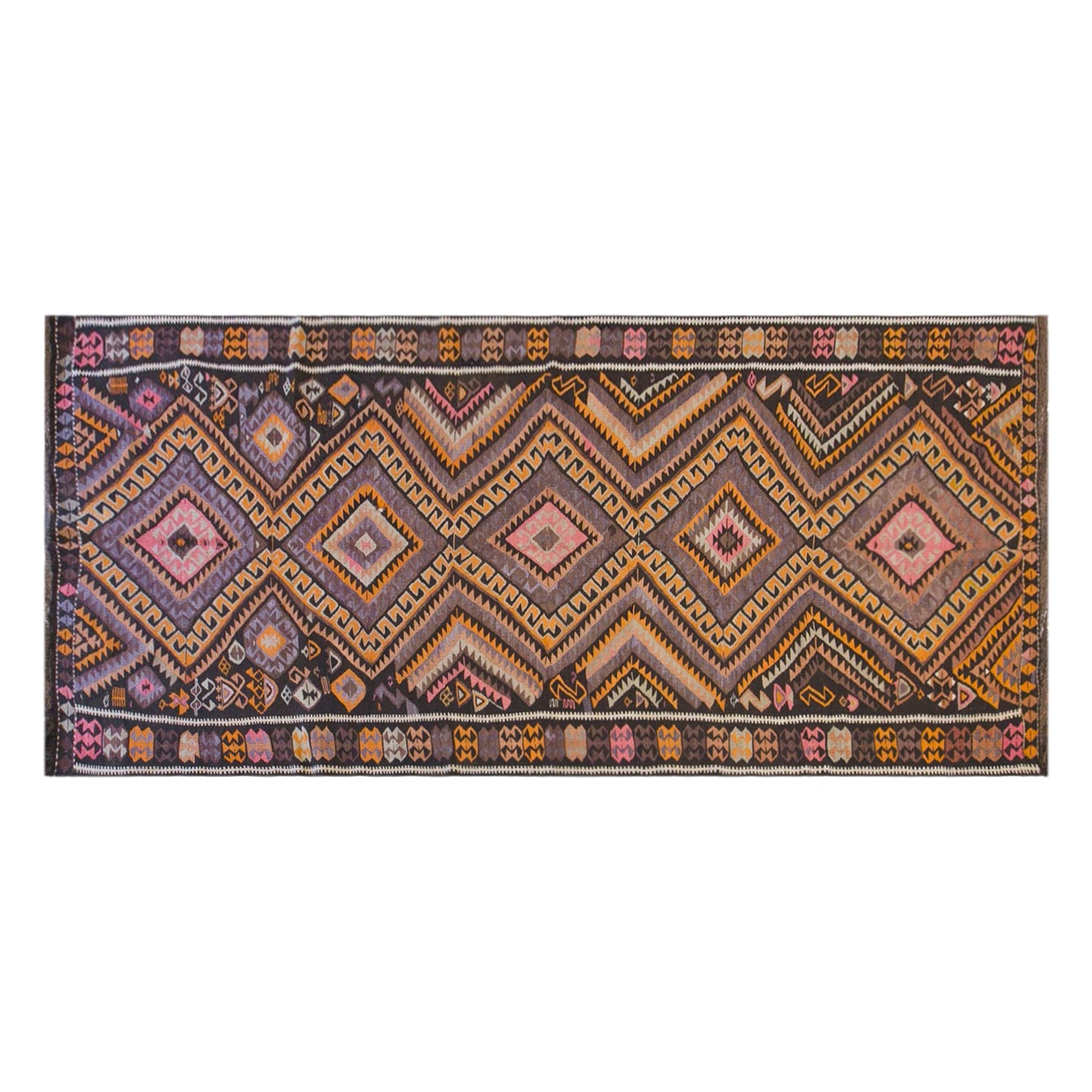 70+ Year Old Vintage Turkish Kilim