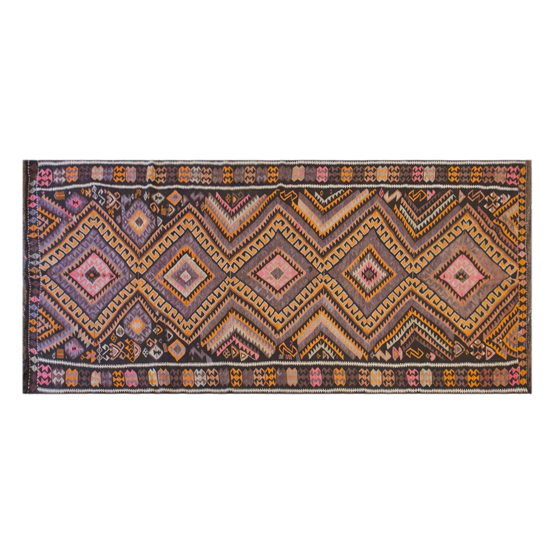 70+ Year Old Vintage Turkish Kilim