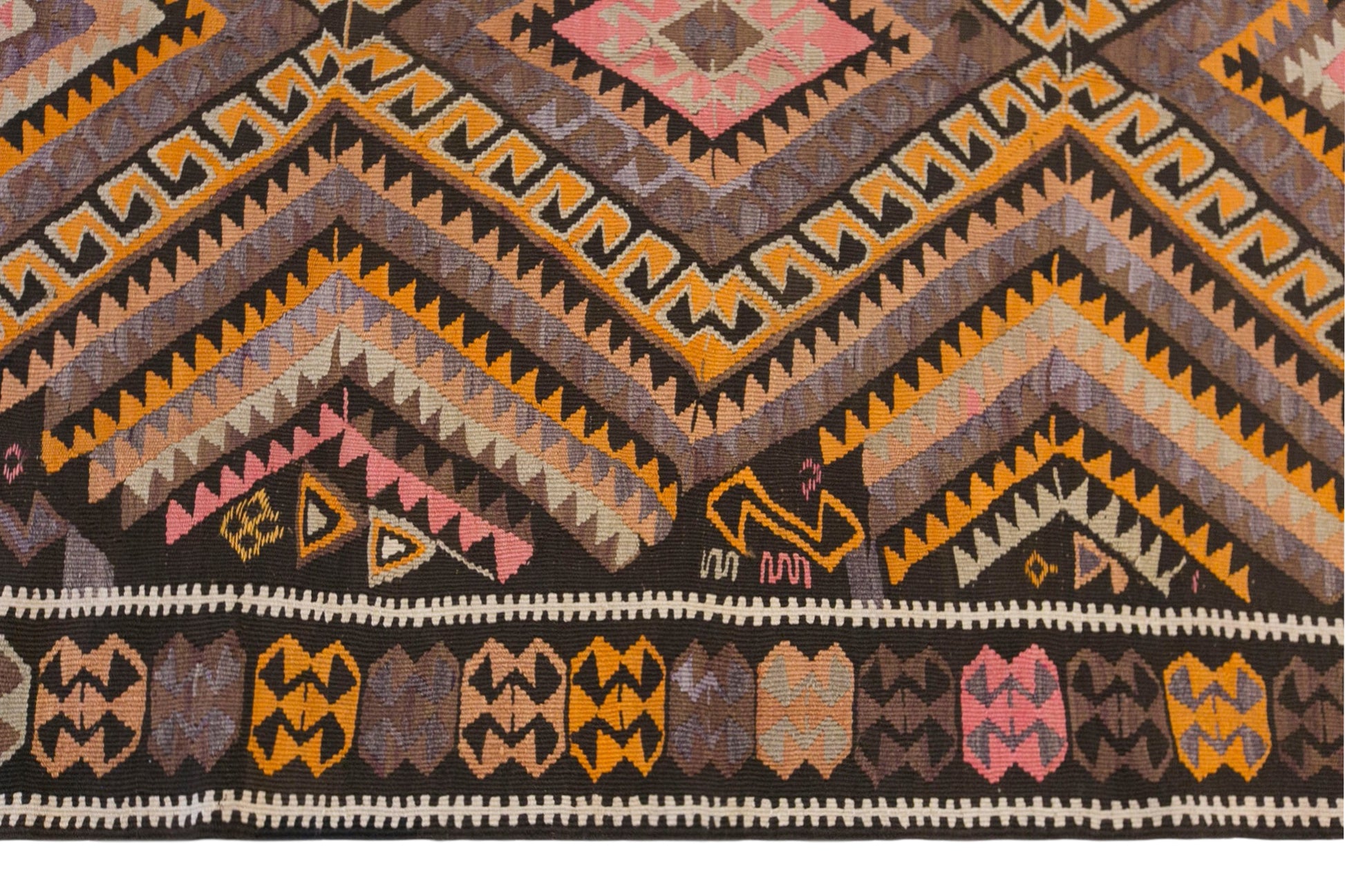 70+ Year Old Vintage Turkish Kilim
