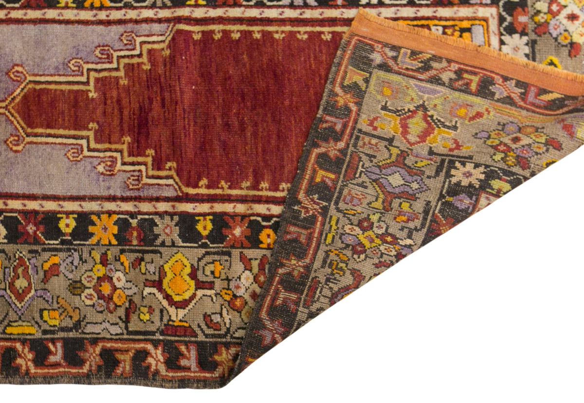Vintage Konya Prayer Rug, 105 × 165 cm / 3.4 x 5.4 ft Handmade Wool Rug