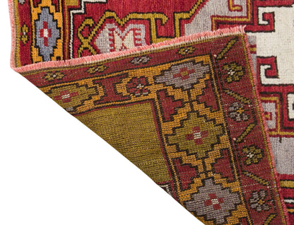 Vintage Konya Rug, 102 × 170 cm / 3.3 x 5.6 ft Handmade Wool Rug