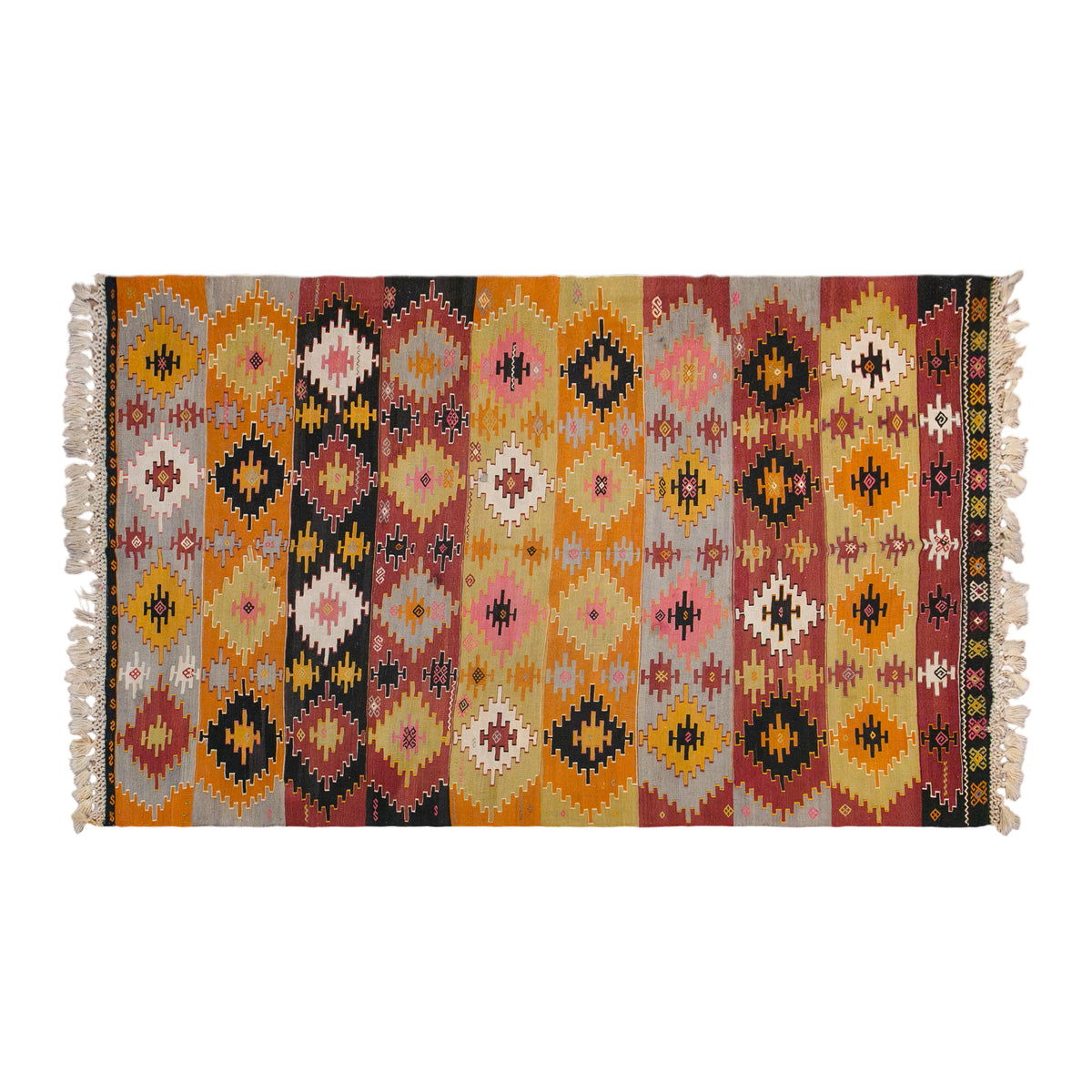 Vintage Konya Kilim, 223 x 350 cm / 7.3 x 11 feet