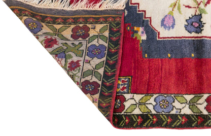 Vintage Konya Karapinar Rug, 130 × 181 cm / 4.3 x 5.9 ft Handmade Wool Rug