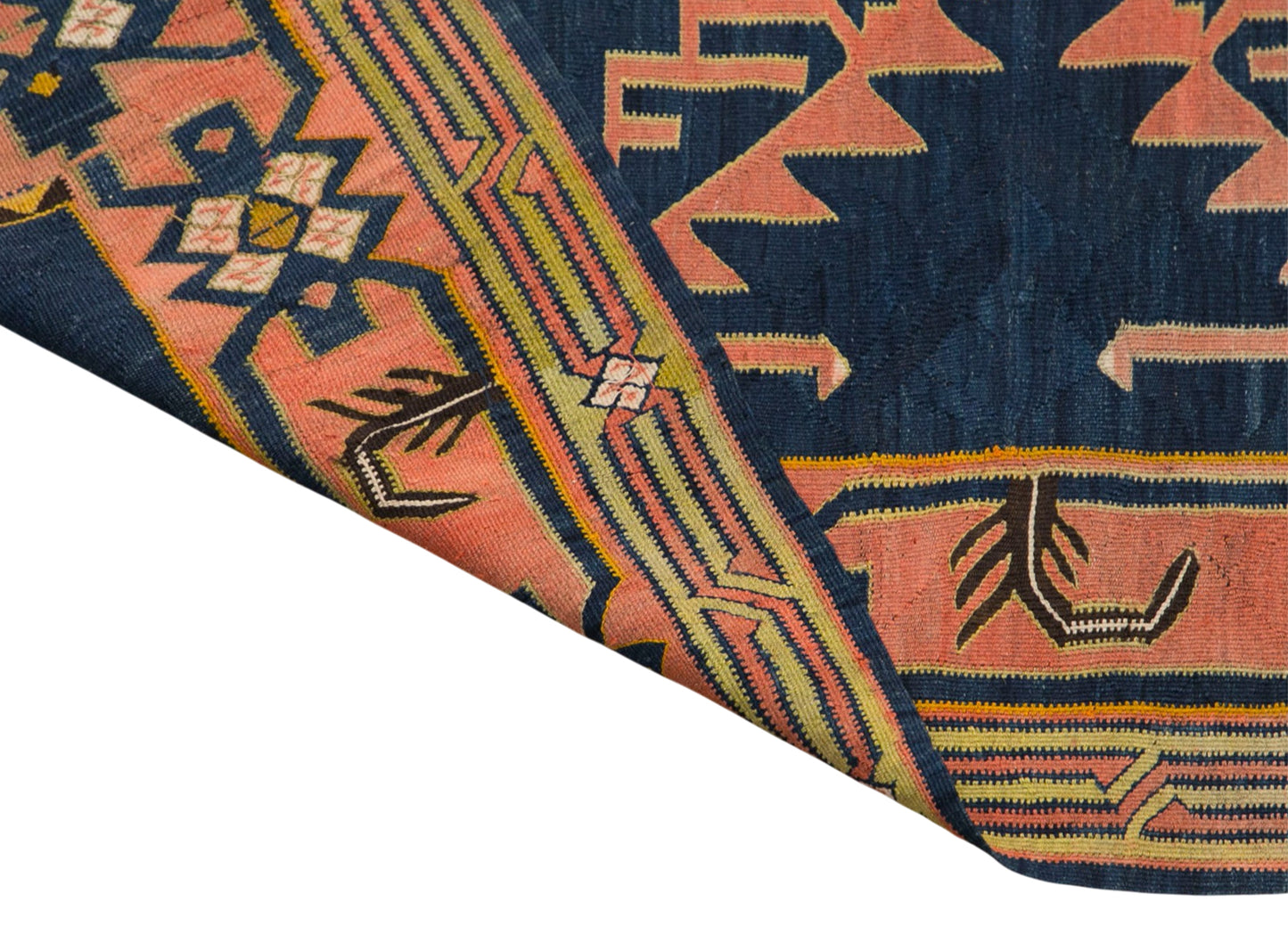 Antique Caucasian Avar Kilim 4.2 x 10.7 feet 128 x 325 cm